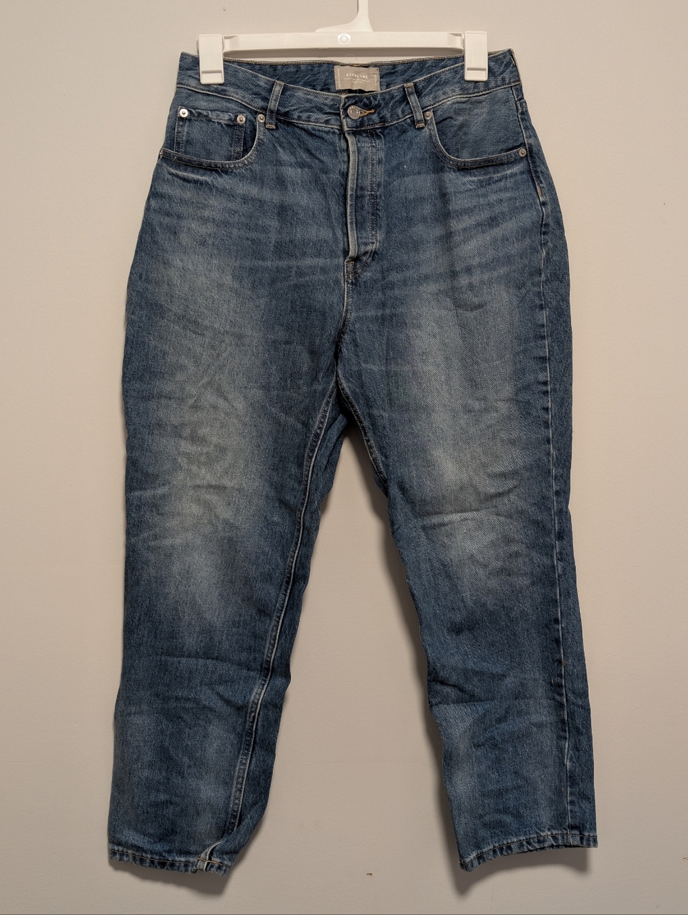 Everlane Washed Blue Curvy Jeans